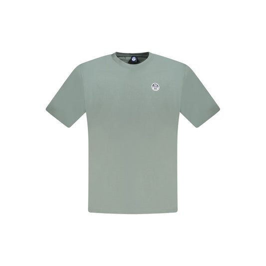 North Sails Green Cotton Men T-Shirt by North Sails