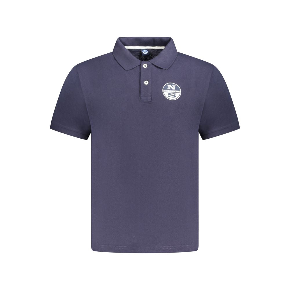 North Sails Blue Cotton Men Polo Shirt by North Sails