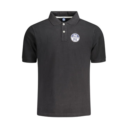 North Sails Black Cotton Mens Polo Shirt by North Sails