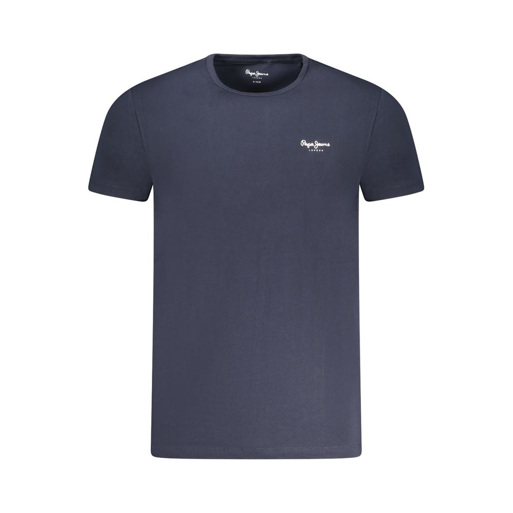 T-shirt homme en coton bleu Pepe Jeans