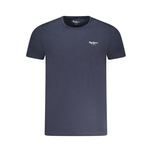 T-shirt homme en coton bleu Pepe Jeans