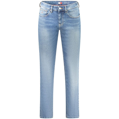 Tommy Hilfiger Blue Cotton Men Jeans by Tommy Hilfiger