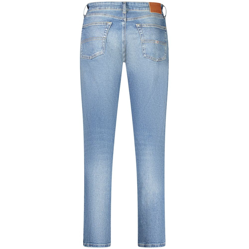 Tommy Hilfiger Blue Cotton Men Jeans by Tommy Hilfiger