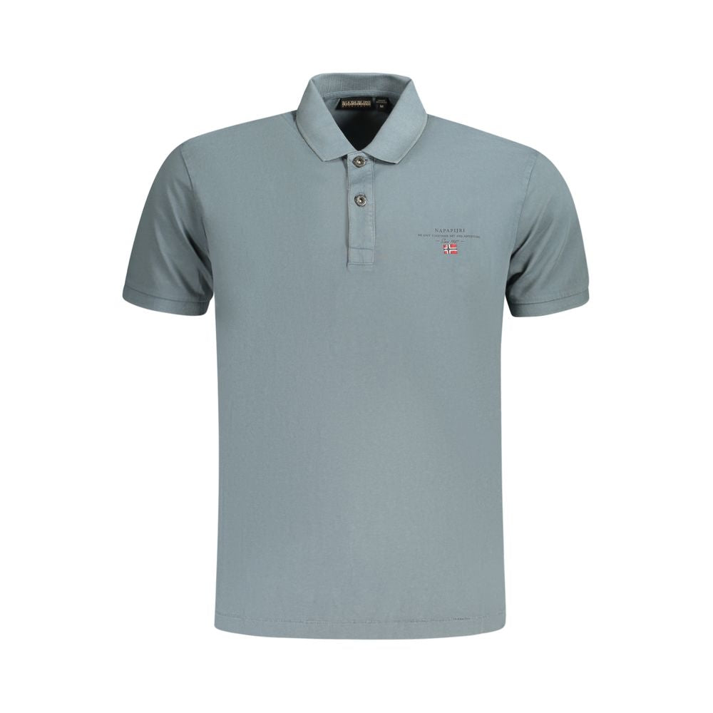 Napapijri Brown Cotton Men Polo Shirt by Napapijri