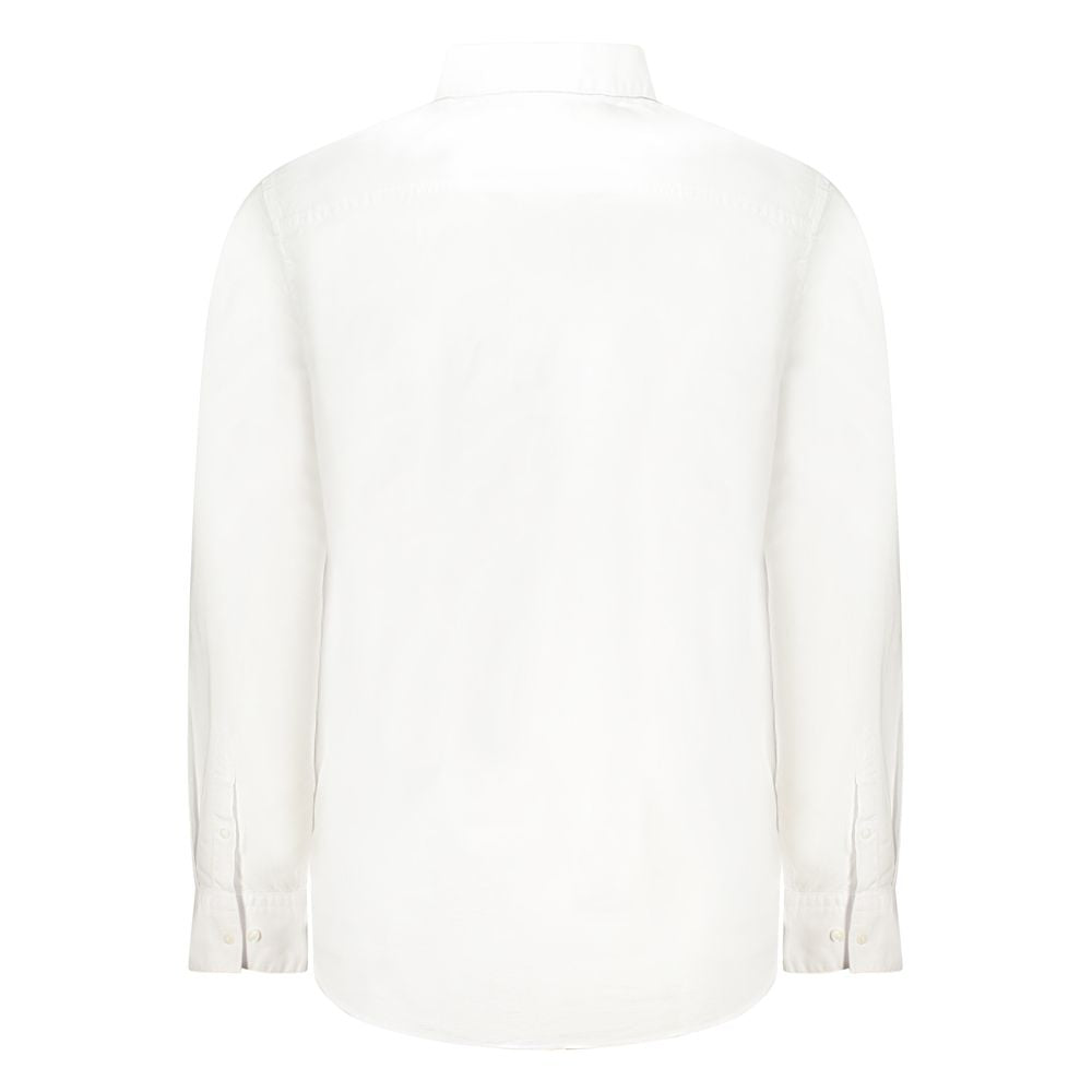 Calvin Klein White Cotton Men Shirt by Calvin Klein