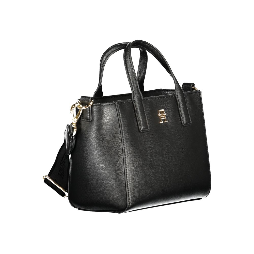 Tommy Hilfiger Black Polyester Women Handbag by Tommy Hilfiger