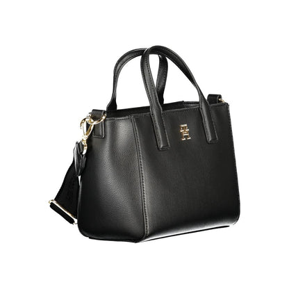 Tommy Hilfiger Black Polyester Women Handbag by Tommy Hilfiger