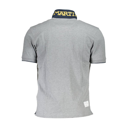 Polo homme en coton marron La Martina
