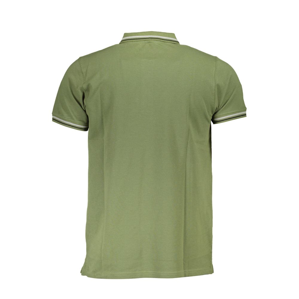 Polo Cavalli Class en coton vert pour homme