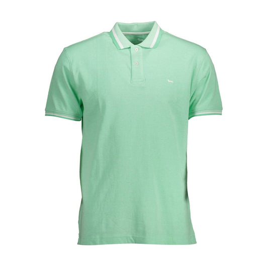 Polo homme en coton vert Harmont &amp; Blaine