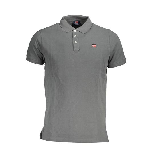 Polo homme en coton marron Norvège 1963