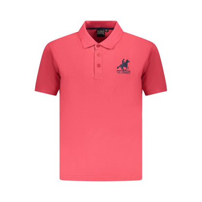 Polo US Grand Polo rouge en coton pour homme