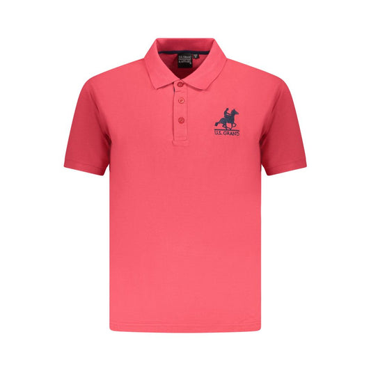 Polo US Grand Polo rouge en coton pour homme