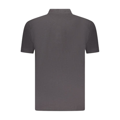 US Grand Polo Black Cotton Men Polo Shirt