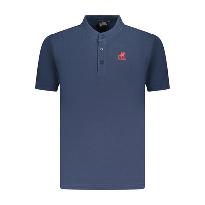 US Grand Polo Blue Cotton Mens Polo Shirt