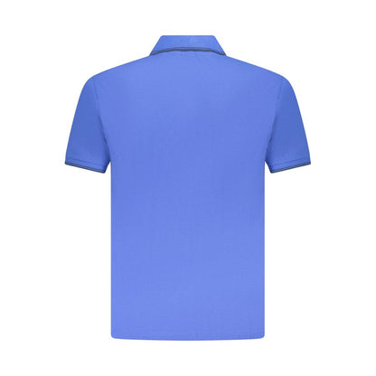 US Grand Polo Blue Cotton Men Polo Shirt