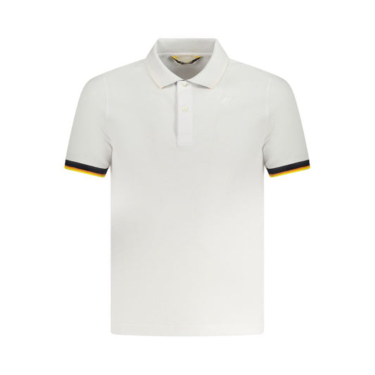 Polo en coton blanc K-WAY