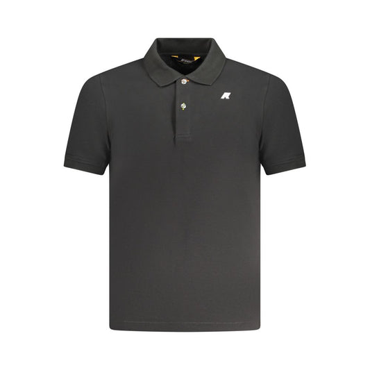 Polo en coton noir K-WAY
