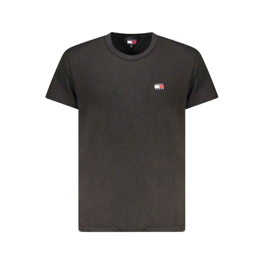 Tommy Hilfiger Black Cotton Men T-Shirt