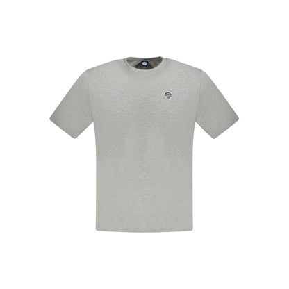 North Sails Brown Cotton Men T-Shirt by North Sails