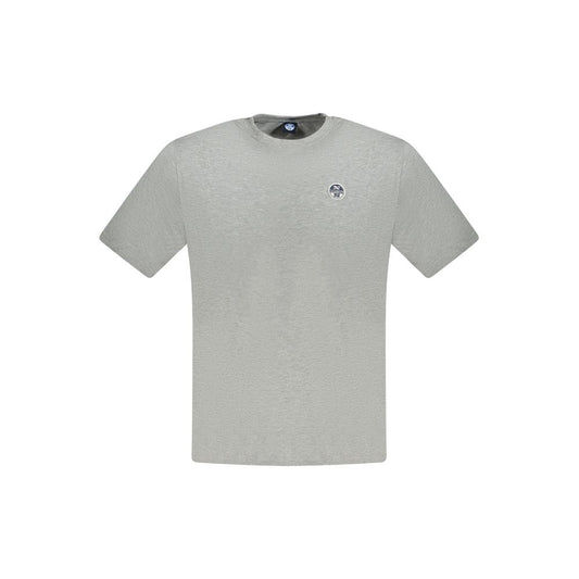 North Sails Brown Cotton Men T-Shirt by North Sails