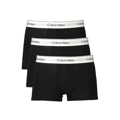Calvin Klein Black Cotton Men Boxer Shorts