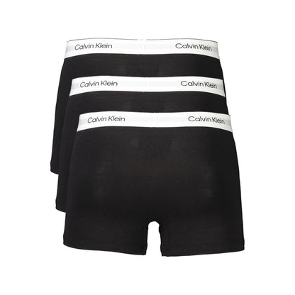 Calvin Klein Black Cotton Men Boxer Shorts
