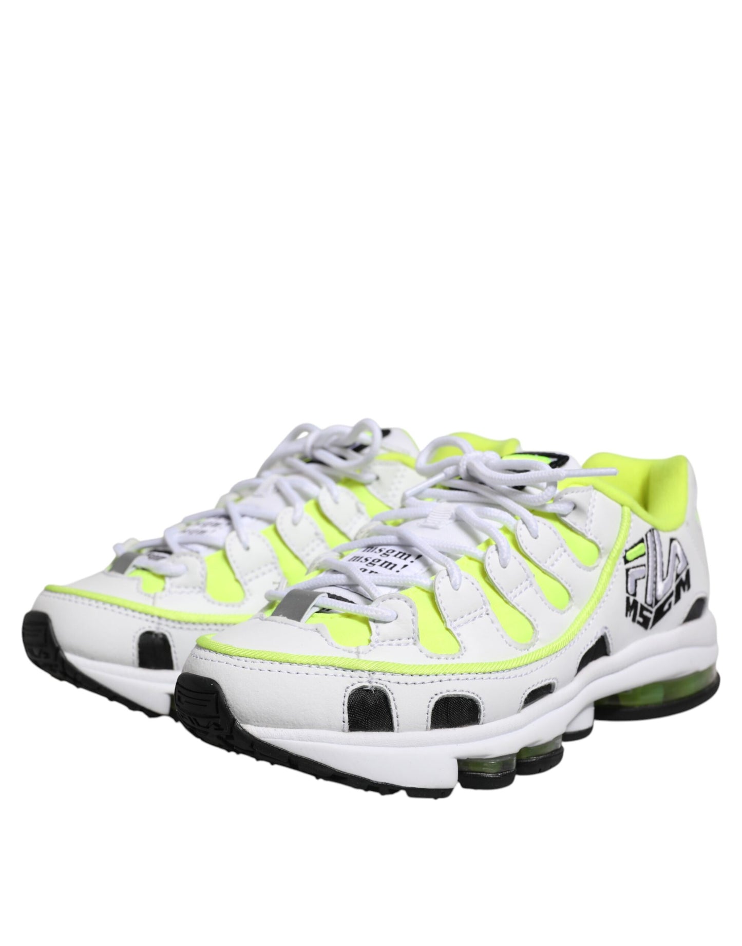 MSGM Multicolor Low Top Trainers Lace Up Sneakers Shoes by MSGM