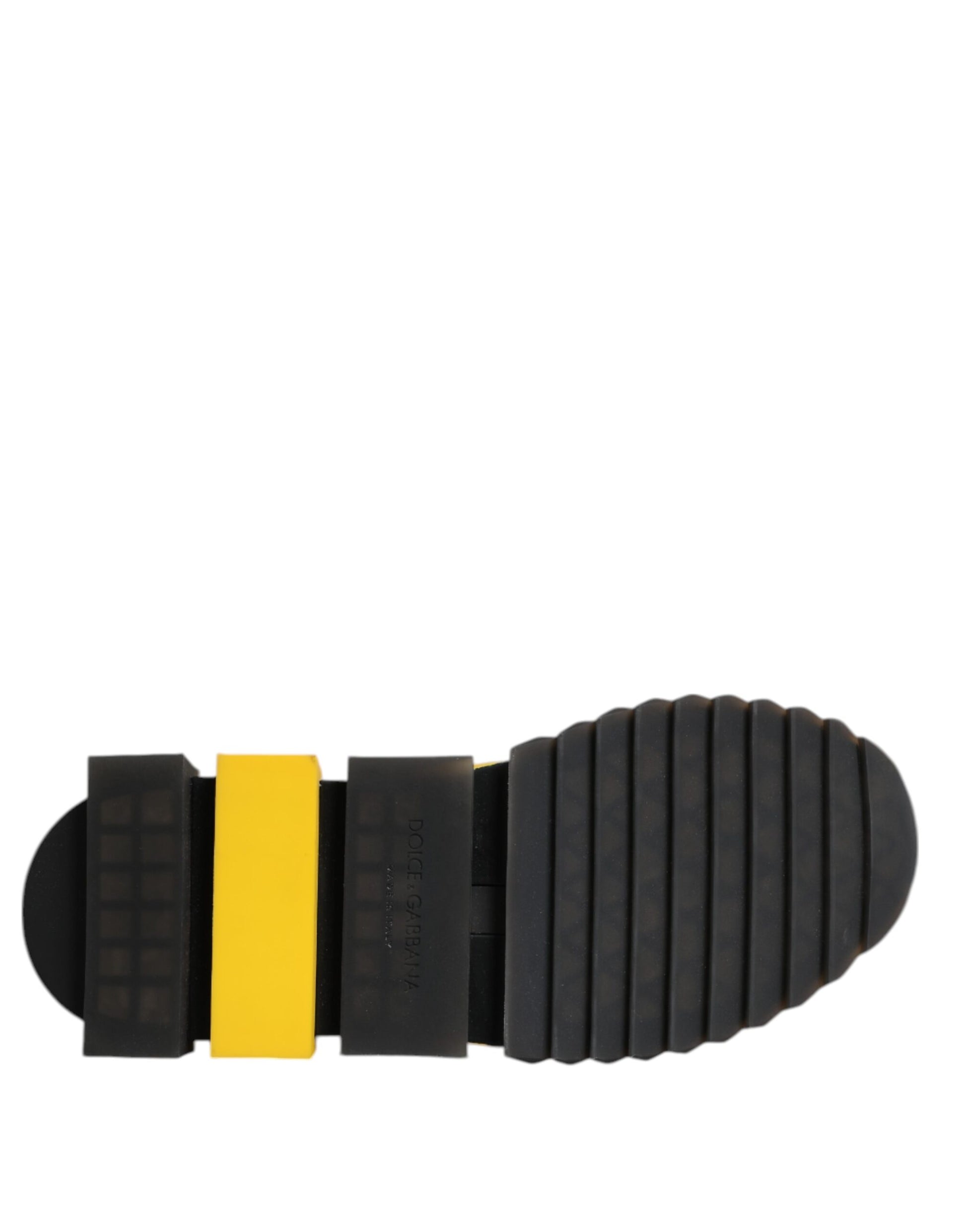 Dolce & Gabbana Yellow SORRENTO Sport Stretch Sneakers Shoes by Dolce & Gabbana