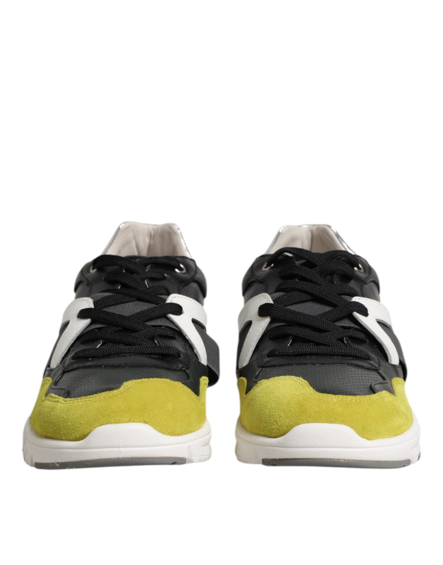 Dolce & Gabbana Multicolor Lace Up Low Top Men Sneakers Shoes by Dolce & Gabbana