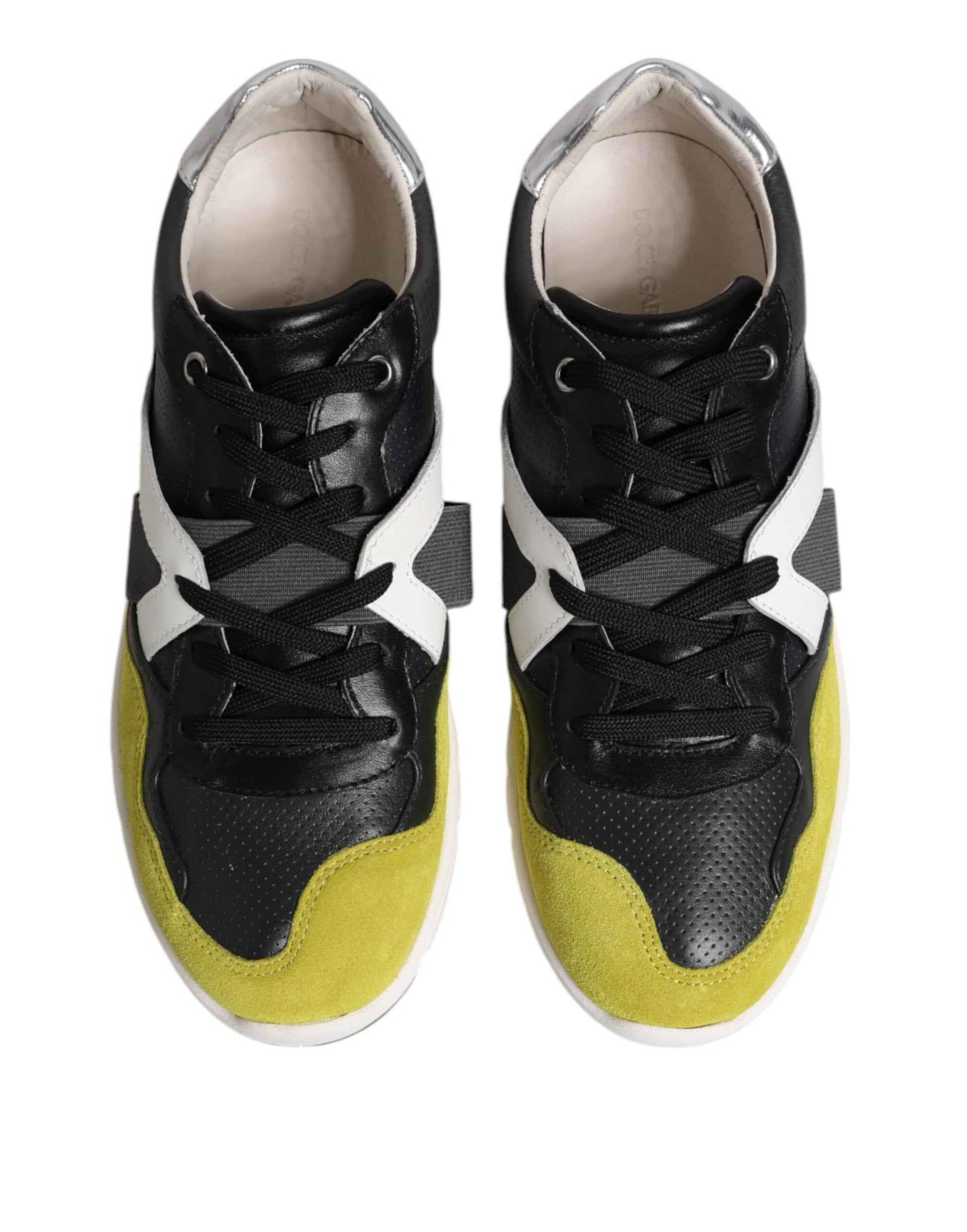 Dolce & Gabbana Multicolor Lace Up Low Top Men Sneakers Shoes by Dolce & Gabbana