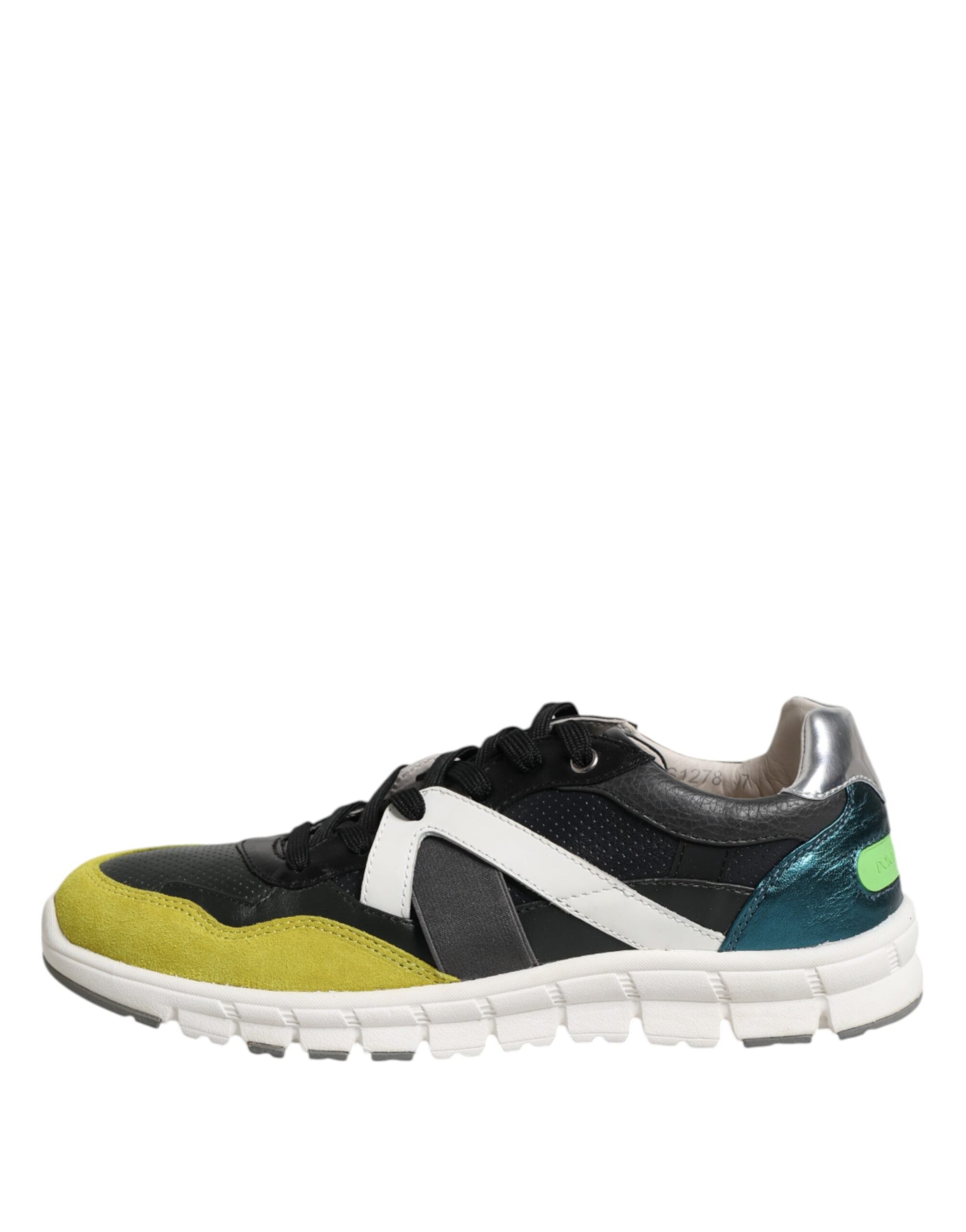 Dolce & Gabbana Multicolor Lace Up Low Top Men Sneakers Shoes by Dolce & Gabbana