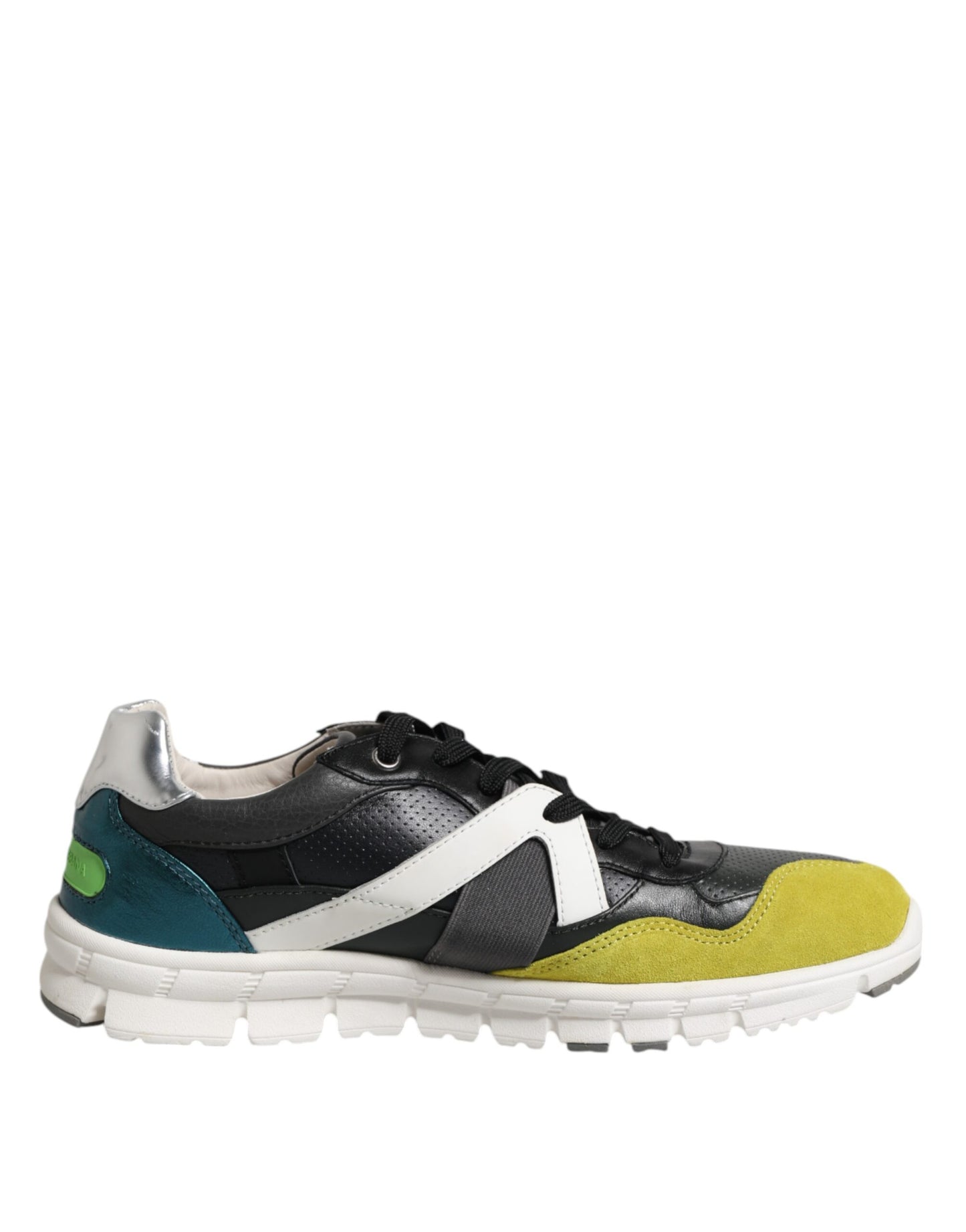 Dolce & Gabbana Multicolor Lace Up Low Top Men Sneakers Shoes by Dolce & Gabbana