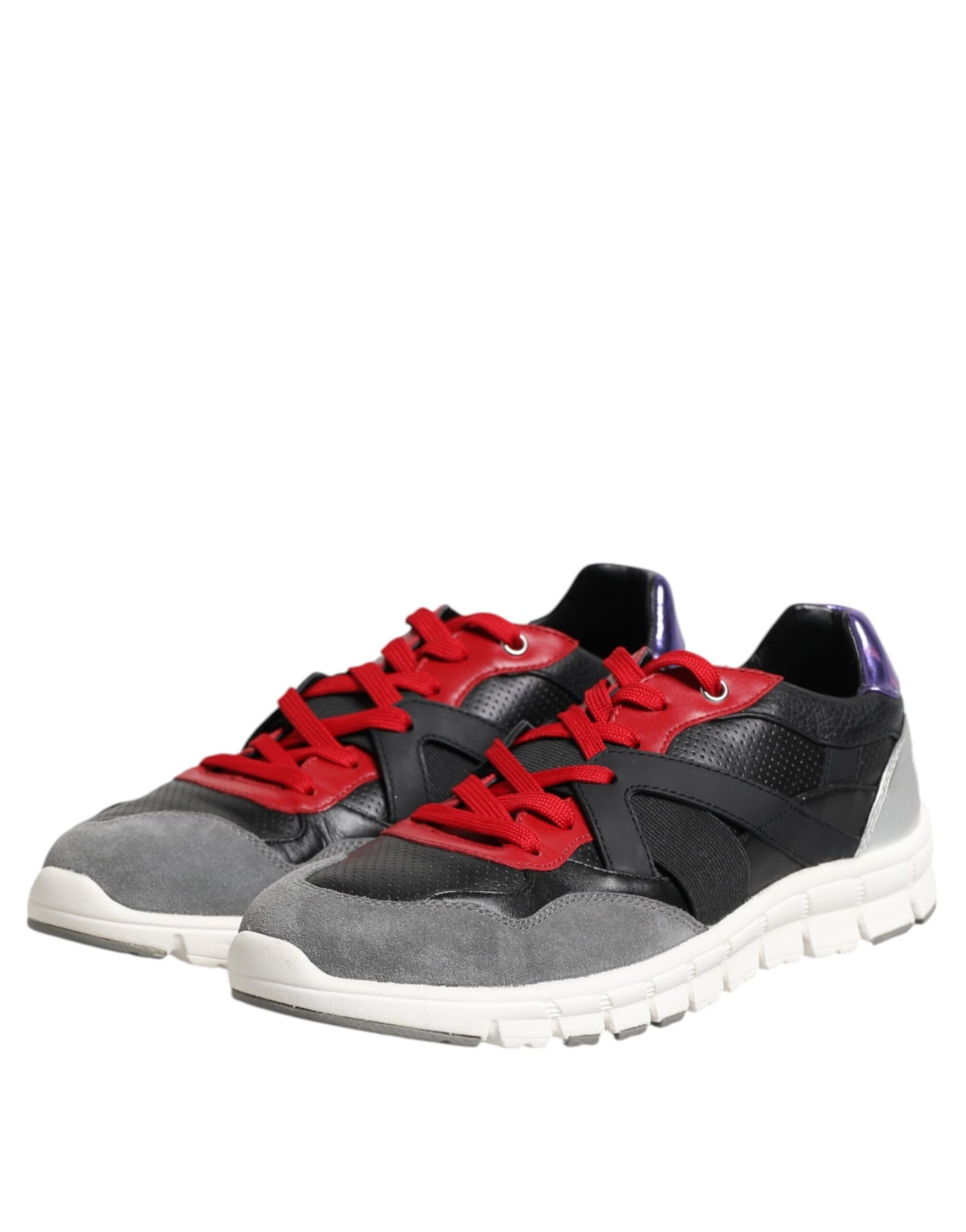 Dolce & Gabbana Multicolor Lace Up Low Top Men Sneakers Shoes by Dolce & Gabbana