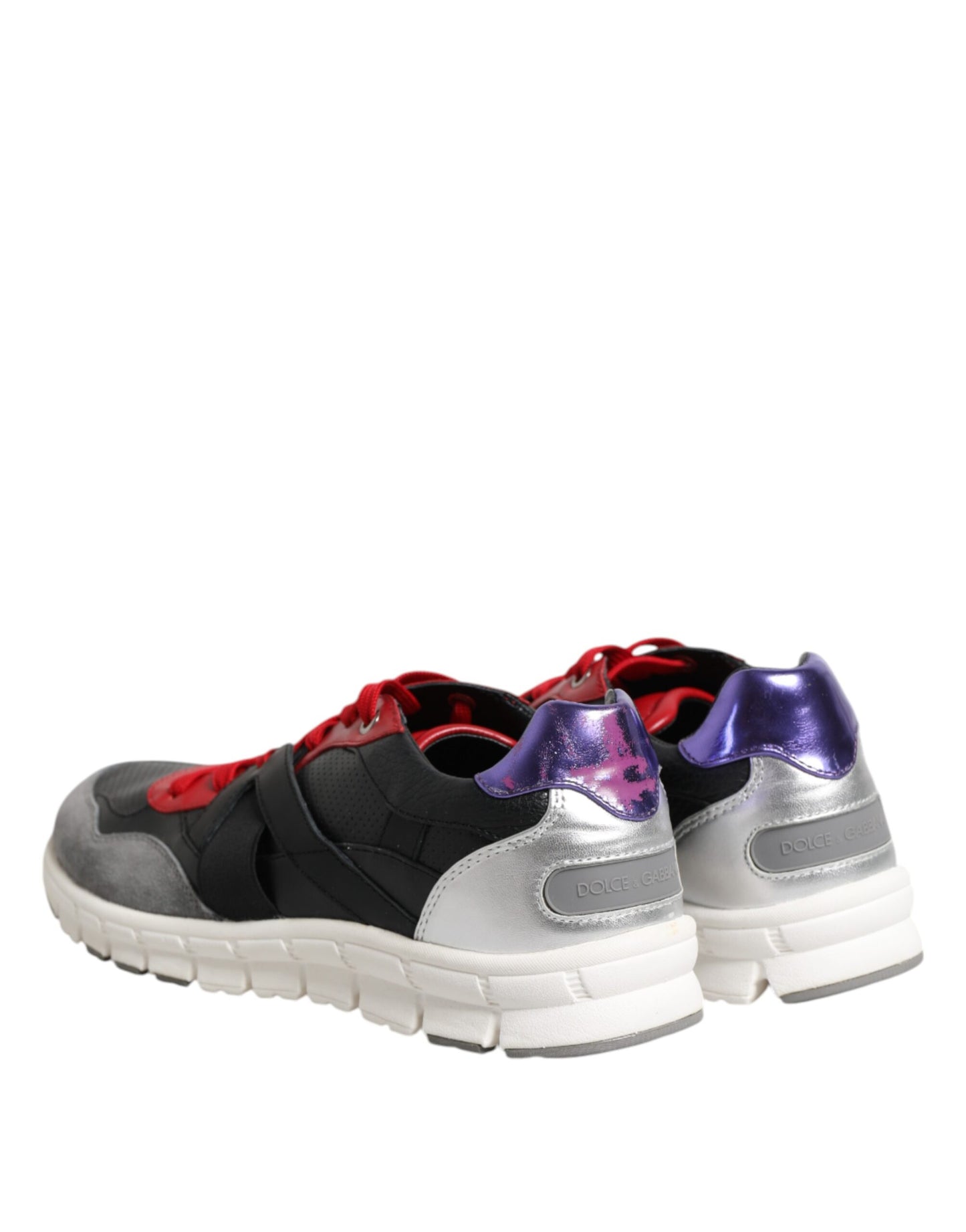 Dolce & Gabbana Multicolor Lace Up Low Top Men Sneakers Shoes by Dolce & Gabbana