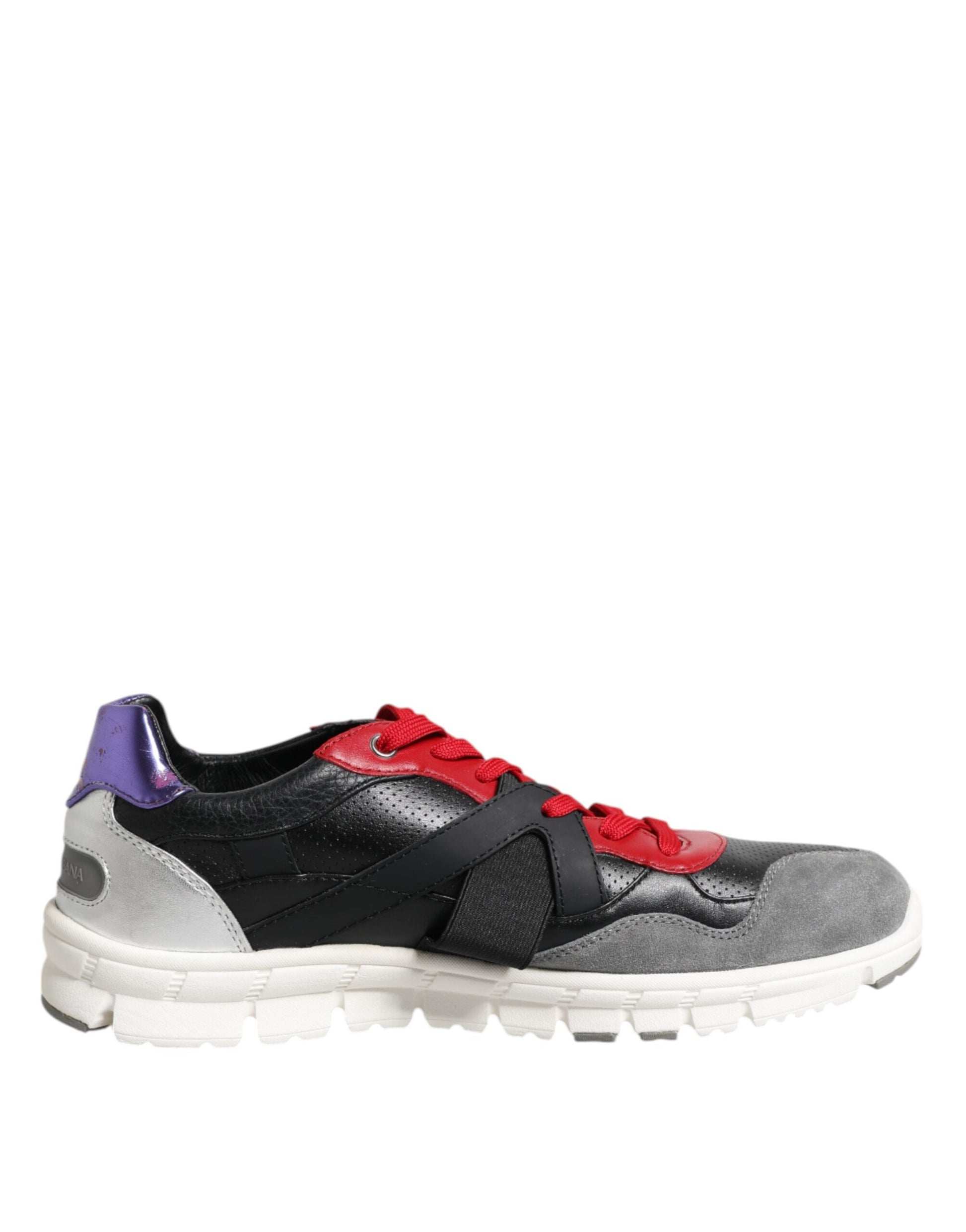 Dolce & Gabbana Multicolor Lace Up Low Top Men Sneakers Shoes by Dolce & Gabbana