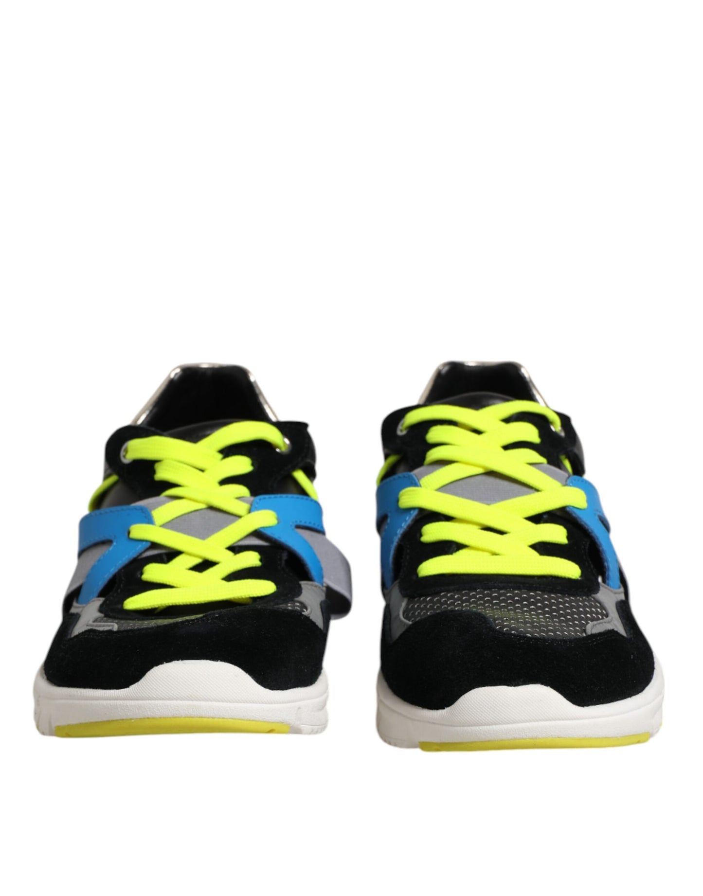 Dolce & Gabbana Multicolor Lace Up Low Top Men Sneakers Shoes by Dolce & Gabbana
