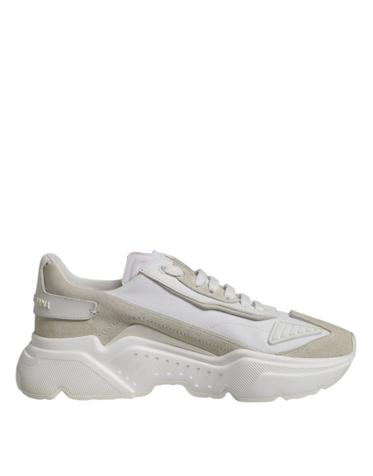 Dolce & Gabbana White Low Top Daymaster Men Sneakers Shoes by Dolce & Gabbana
