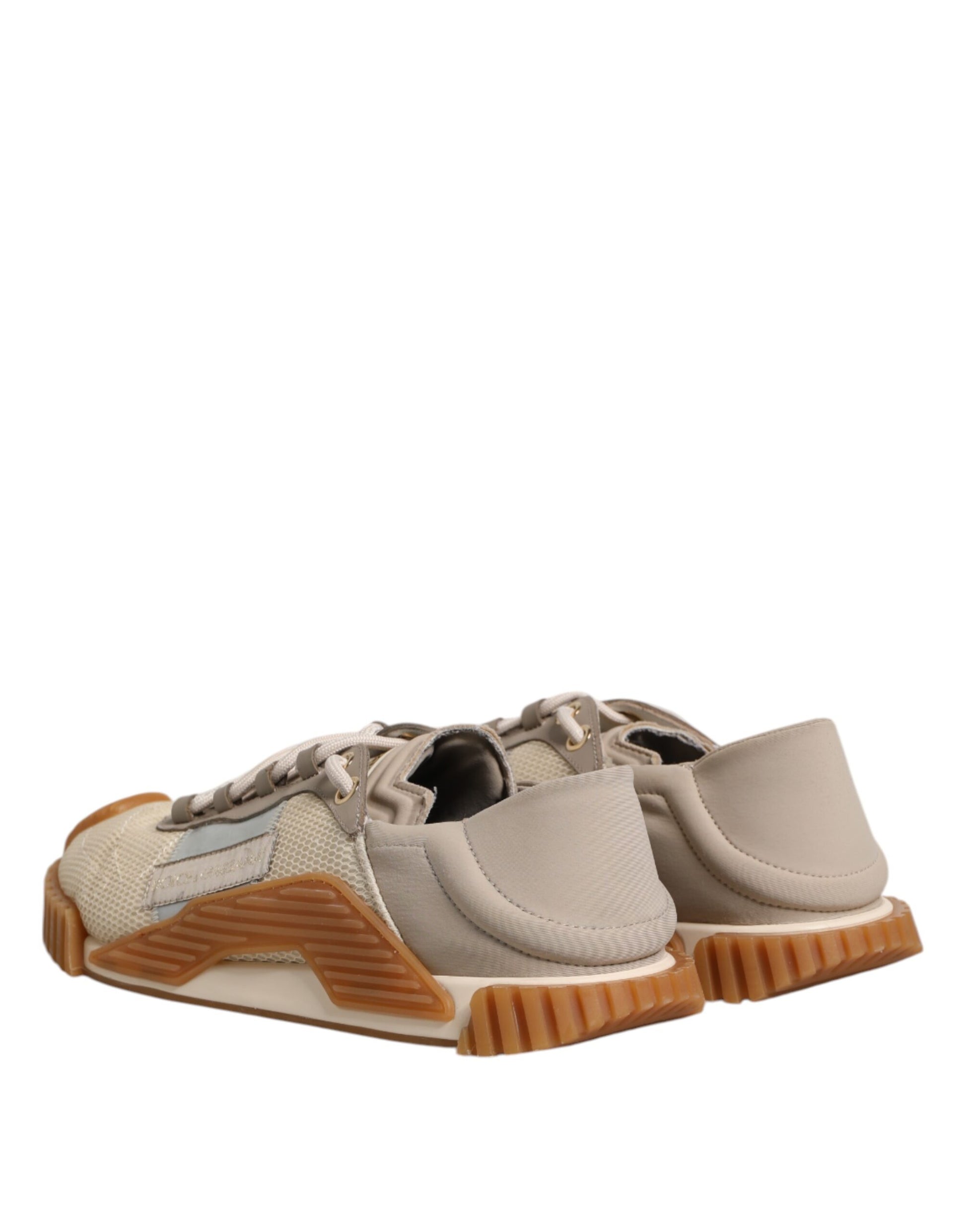 Dolce & Gabbana Multicolor Lace Up Low Top NS1 Sneakers Shoes by Dolce & Gabbana