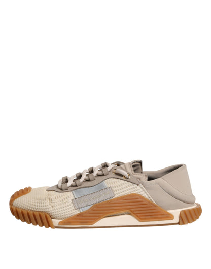 Dolce & Gabbana Multicolor Lace Up Low Top NS1 Sneakers Shoes by Dolce & Gabbana