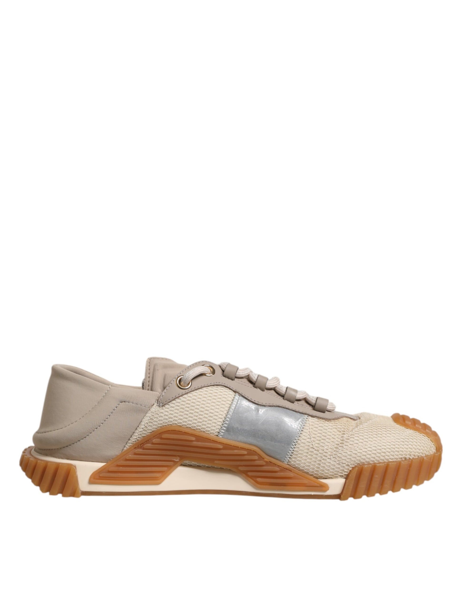 Dolce & Gabbana Multicolor Lace Up Low Top NS1 Sneakers Shoes by Dolce & Gabbana