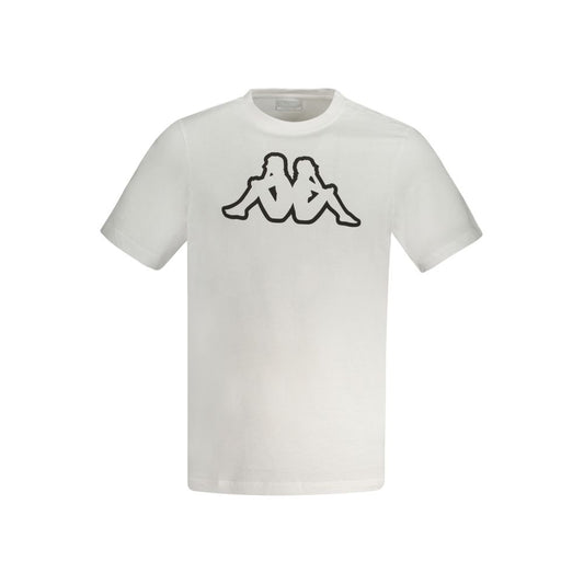 Kappa White Cotton Men T-Shirt by Kappa