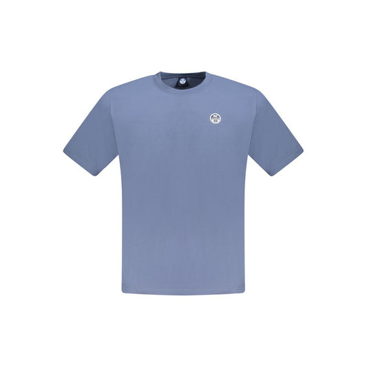 North Sails Blue Cotton Men T-Shirt by North Sails