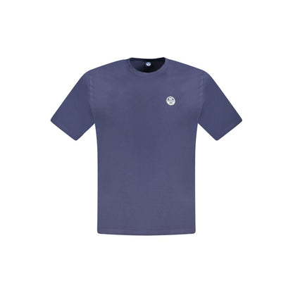 North Sails Blue Cotton Men T-Shirt by North Sails