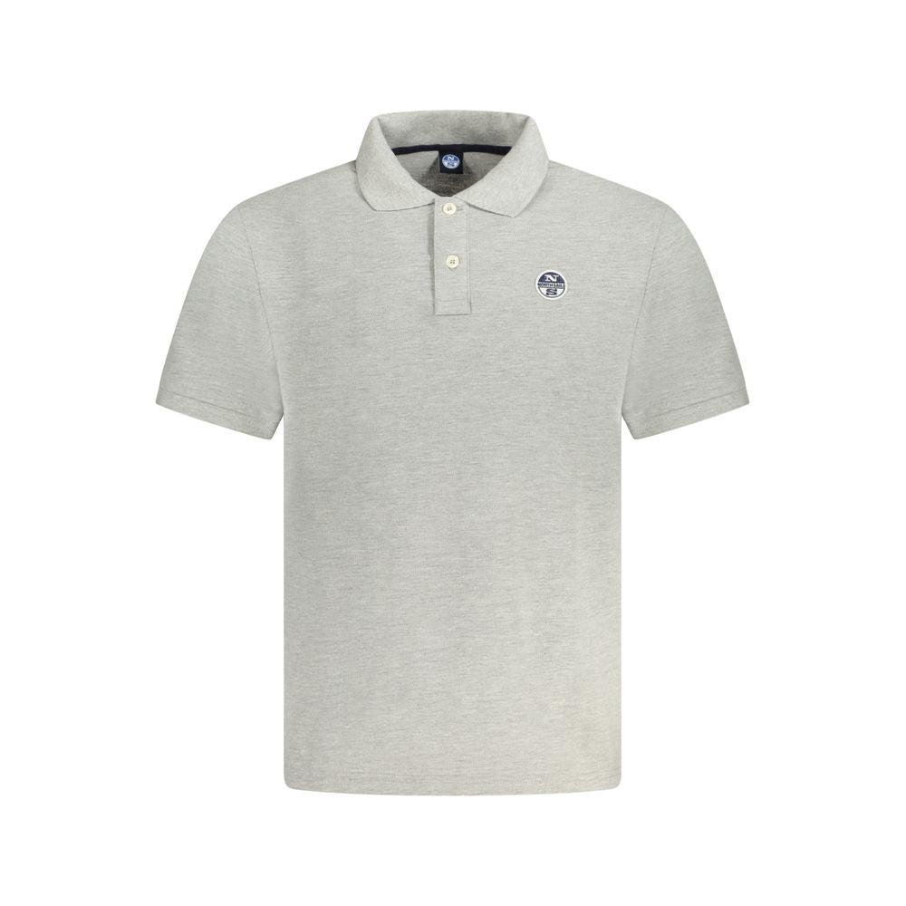 North Sails Brown Cotton Men Polo Shirt by North Sails