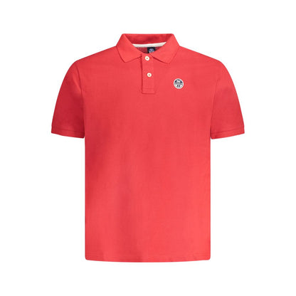 North Sails Red Cotton Men Polo Shirt by North Sails