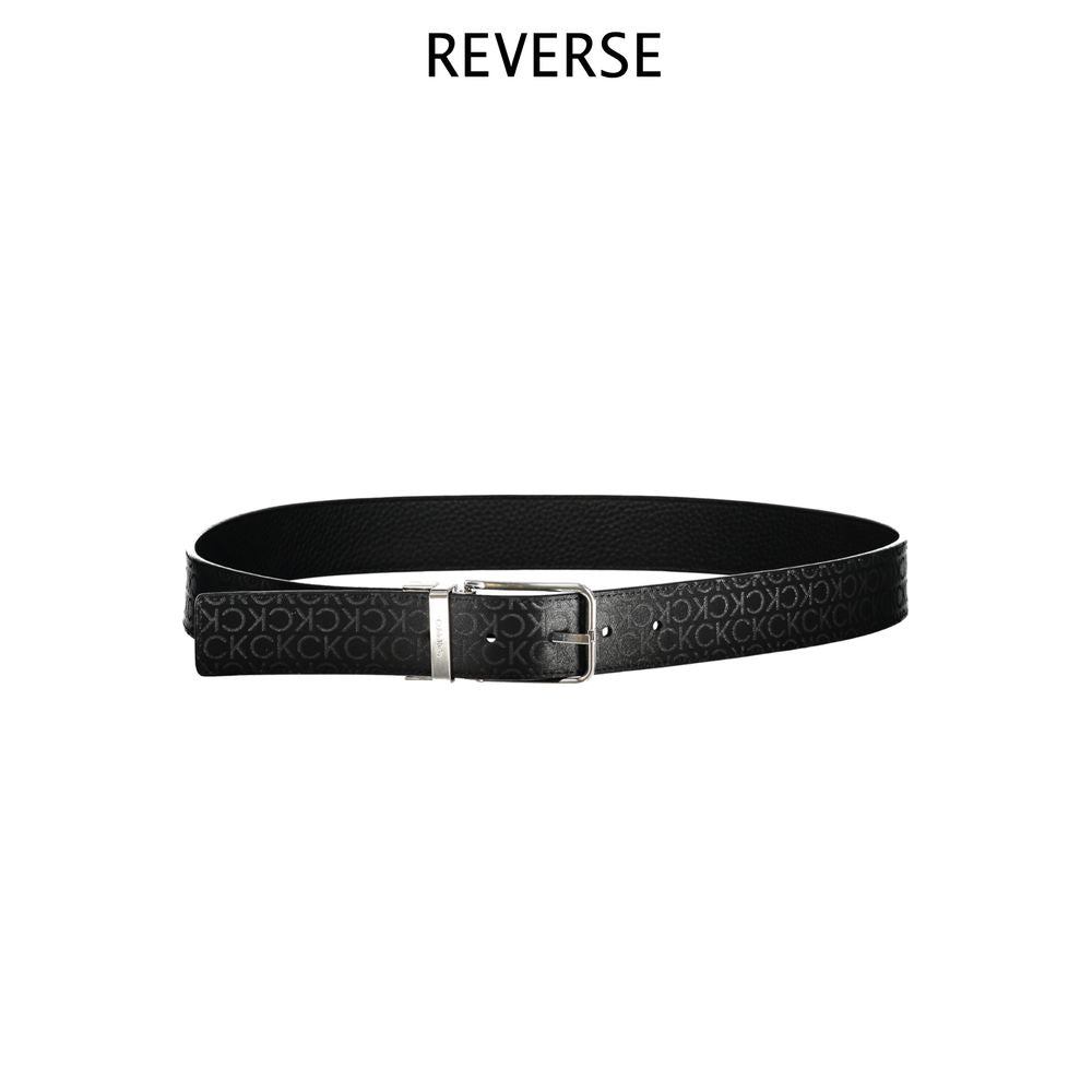 Ceinture homme Calvin Klein en polyester noir