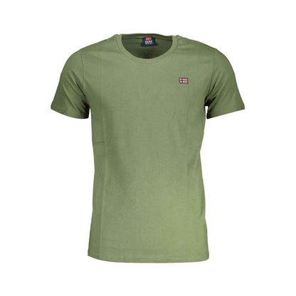 Norway 1963 Katoenen T Shirt Groen Elegante Heren M