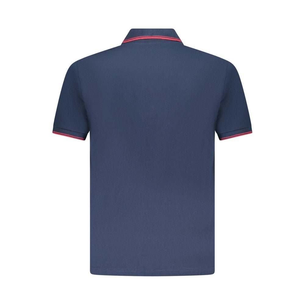 US Grand Polo Blue Cotton Men Polo Shirt