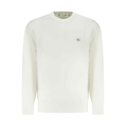 Calvin Klein White Cotton Sweater